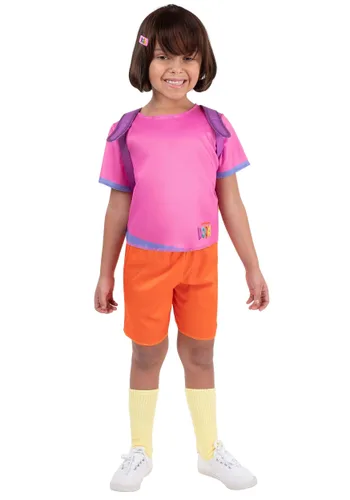 Vista 2 de Disfraz para Niña Pequeña de Dora la Exploradora Multicolor