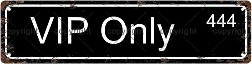Vista 30 de 1 letrero de metal con texto en inglés "MEMBERS ONLY" sin relieve (15.75 x 3.94 pulgadas / 15.7 x 3.9 in), letrero de calle novedoso, decoración