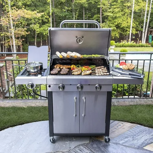 Vista 7 de Rejillas de parrilla infrarroja de 17 pulgadas para Charbroil Performance Tru Infrared 3 quemadores 463370719 463371116 463280019 463371716 46333316