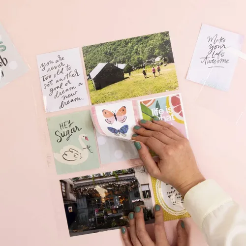 Vista 3 de Craftelier - Fundas de plástico transparente para Photoflip Accesorio perfecto para aumentar la capacidad del álbum de fotos Incluye 10 fundas