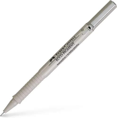 Vista 9 de Faber-Castell Ecco Pigment - Bolígrafo de punta de fibra, 0.016 in, color negro