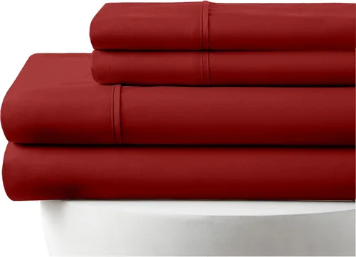 Vista 16 de Twin Size 4-Piece Sheet Set 1000 Thread-Count 100% Egyptain Cotton, 1000TC Soft, Breathable, Long-Staple Cotton Sateen Weave, Fits 19 Inches Extra