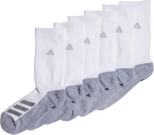 Vista 8 de adidas Kids-Boy'sGirl's Cushioned Angle Stripe Crew Socks (6-Pair)