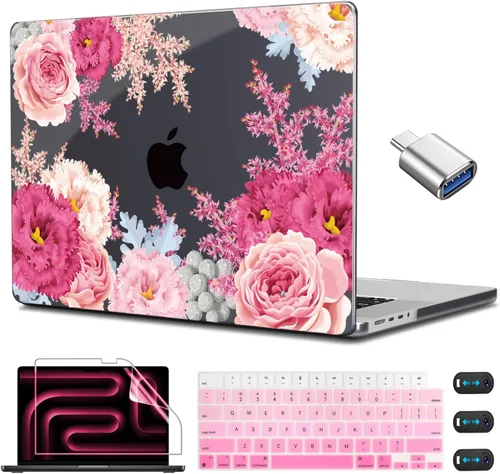 Vista 34 de CISSOOK Funda para MacBook Pro de 14 pulgadas 2025-2021 Release M5 A3434 M4 A3401 A3112 A3185 M3 A2918 A2992 M2 A2779 M1 A2442, carcasa rígida