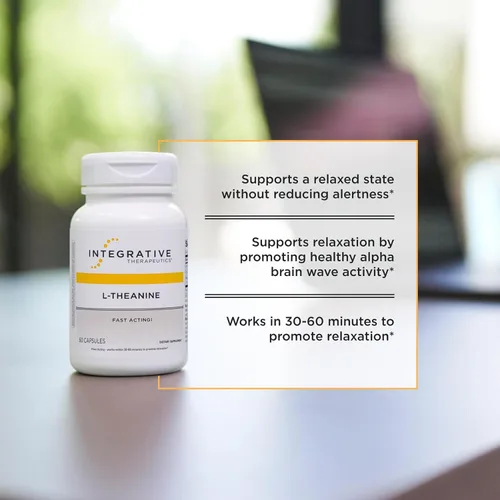 Vista 4 de Integrative Therapeutics L-teanina y glicinato de magnesio Plus