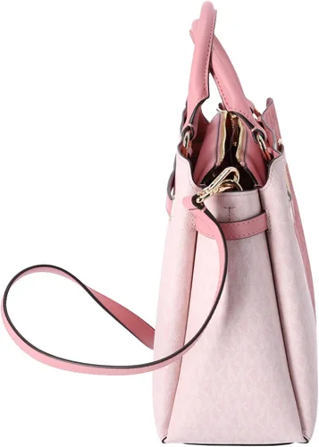Vista 7 de Michael Kors Reed - Bolso bandolera convertible grande con bloques de color MK Signature