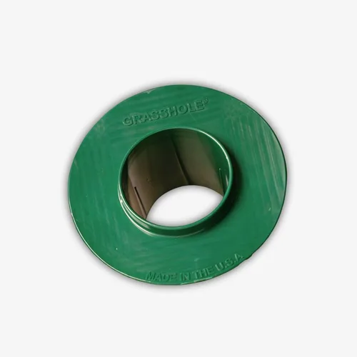 Vista 2 de GRASSHOLE Protector de cabeza de aspersor – Protector estilo rosquilla evita daños en la cortadora – 1 paquete – Plástico