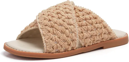 Vista 12 de THEE BRON Lindas pantuflas para niñas, sandalias elegantes para niños pequeños y niños