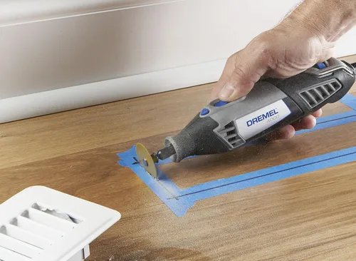 Vista 2 de Dremel EZ725 Kit de almacenamiento de accesorios multiusos, 70 piezas con accesorio de herramienta giratoria de eje flexible con agarre cómodo