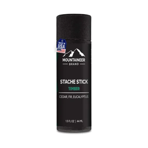 Vista 9 de Mountaineer Brand Stache Stick Aroma de Apalachia Hecho con ingredientes naturales West Virginia Firme y duradero Cera de bigote