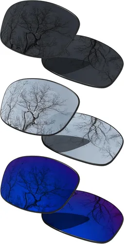 Vista 10 de Set of 3 Replacement Lenses for Oakley Fives Squared OO9238 Pack
