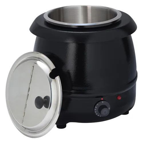 Vista 5 de Winco Calentador eléctrico de sopa, 10.5 cuartos de galón, negro