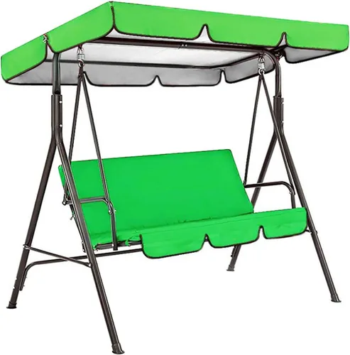Vista 7 de Cubierta de toldo y asiento para columpios al aire libre, cubierta impermeable para columpio de hamaca