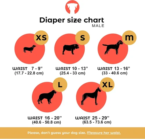 Vista 7 de Petting is Caring Pañales para perros machos, lavables y reutilizables, duraderos, lavables a máquina, solución simple para incontinencia