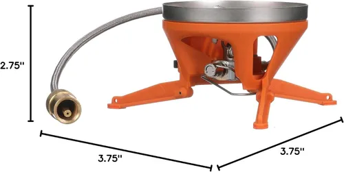 Vista 6 de Jetboil Luna - Quemador lateral satélite para Eureka! o estufas Jetboil Jetlink para acampar y mochileros