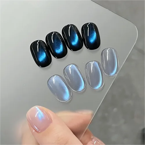 Vista 62 de GAOY Esmalte de uñas de gel Brown Cat Eye, 4629 azul ámbar, 0.5 fl oz Ámbar azul