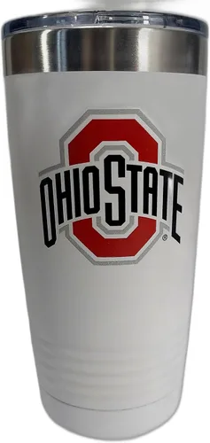 Vista 12 de Game Day Outfitters Baylor University - Vaso de viaje blanco de 20 onzas, vaso de acero inoxidable de doble pared con tapa acrílica, vasos Baylor