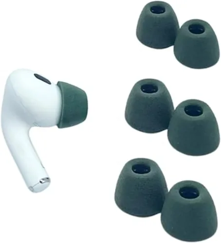 Vista 24 de Almohadillas de espuma viscoelástica Comply de repuesto para auriculares Apple AirPods Pro 1 y 2 Comodidad máxima, ajuste seguro, aislamiento