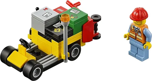 Vista 8 de Juego de construcción Lego Aeropuerto de ciudad 60101 avión de carga (157 piezas)