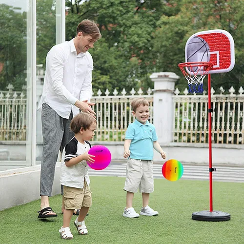 Vista 6 de Pelotas Cuatro Cuadrados, pelota de parque infantil de 8.5 pulgadas para juegos al aire libre de niños de dodgeball, kickball, balonmano con bomba