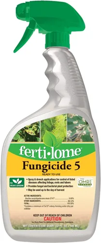 Vista 2 de Fertiloma (16112) Fungicida 5 Concentrado, Control de Enfermedades Vegetales y Bacterias, Listado OMRI (16 oz.)