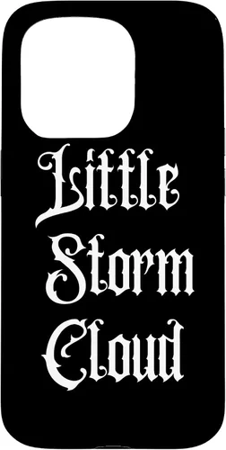 Vista 14 de Funda para iPhone 16 Little Storm Cloud, MIÉRCOLES DARK FAMILY GOTHIC HUMOR
