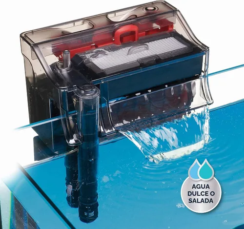 Vista 4 de Fluval C2 Power Filter, filtro de tanque de peces para acuarios de hasta 30 galones.