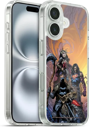 Vista 72 de Head Case Designs Funda de gel con licencia oficial de la Liga de la Justicia DC Comics #10 Darkseid War Comic Book Cover