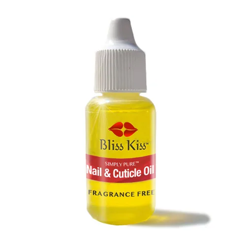 Vista 6 de Bliss Kiss Edición limitada de temporada Simply Pure Nail Oil Dropper Candy Cane Aroma