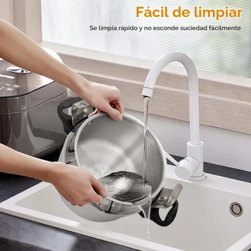 Vista 7 de Olla a presión de 4L, aleación de aluminio que cocina a prueba de explosiones a presión universalmente adecuada para estufas de gas, estufa superior