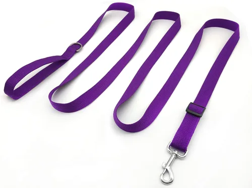 Vista 8 de TAIAN Correa ajustable de nailon para perro, correas de perro de 6 pies de largo para perros medianos y grandes