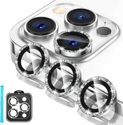 Vista 19 de Tensea Protector de lente de cámara Compatible para iPhone 17 Pro Max/17 Pro/15 Pro Max/15 Pro/16 Pro Max/16 Pro/14 Pro Max/14 Pro, Cubierta