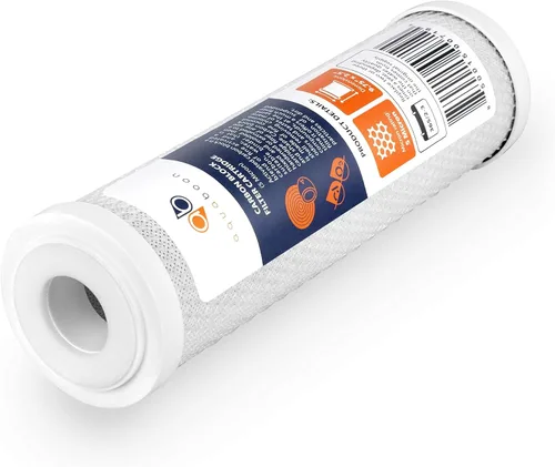 Vista 2 de Aquaboon Juego de 2 cartuchos de filtros de agua de 5 micrones, 10 x 2.5 pulgadas, compatible con WHKF-WHWC, P5, WHKF-GD05