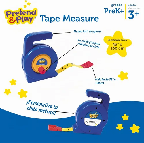 Vista 6 de Recursos de aprendizaje Pretend and Play Cinta métrica