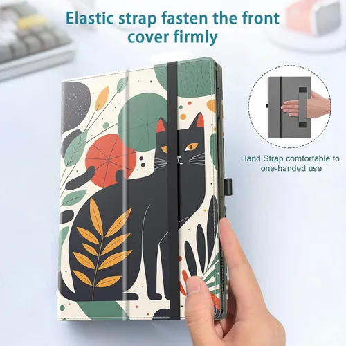 Vista 7 de COOWPS Funda para tableta Amazon Fire HD 10 (13ª/11ª generación, versión 2023/2021) de 10.1" – Funda plegable delgada con función de encendido