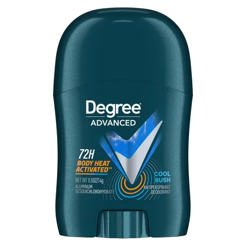 Vista 15 de Degree Desodorante antitranspirante para hombre, Cool Rush, 12 unidades, 72 horas, protección contra el sudor y el olor, antitranspirante