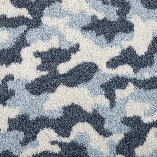 Vista 5 de Crafted by Catherine Manta de punto acogedora con estampado de camuflaje de 60 x 70 pulgadas, suave y cómoda manta decorativa para sofá, cama, sofá
