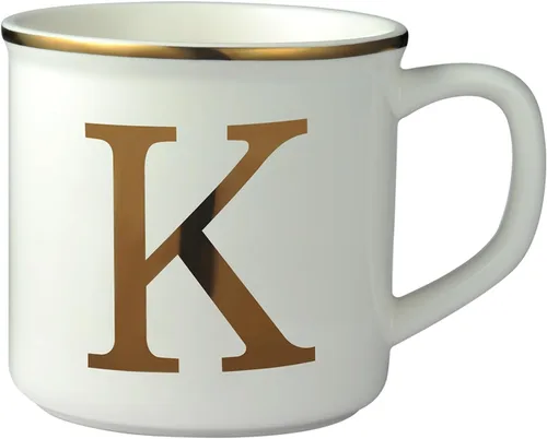 Vista 22 de Taza de Café de Cerámica Miicol 16 oz, Taza de Café Monograma, Taza de Té con Inicial Dorada, Taza de Té Personalizada, Regalo Único, Taza Grande