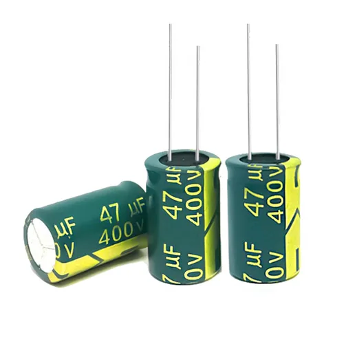 Vista 10 de 20 condensadores electrolíticos de 10 UF/400 V, condensadores electrolíticos de aluminio de alta frecuencia para refrigerador, TV, monitor LCD