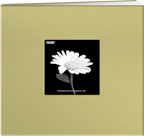 Vista 8 de Pioneer Libro de Memoria con Marco de Tela Frontal Postbound de 5 por 7 Pulgadas, Rojo Manzana