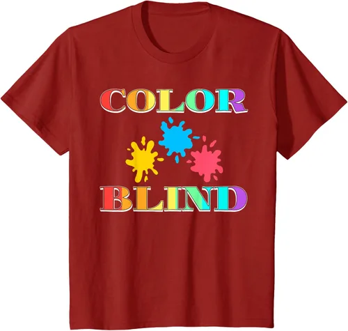 Vista 17 de Color Blind Camiseta Test Funny Glasses Visions