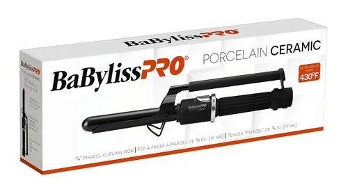 Vista 7 de BaBylissPRO Curling Iron Porcelain Ceramic Marcel Hair Curler for Smooth & Stylish Waves