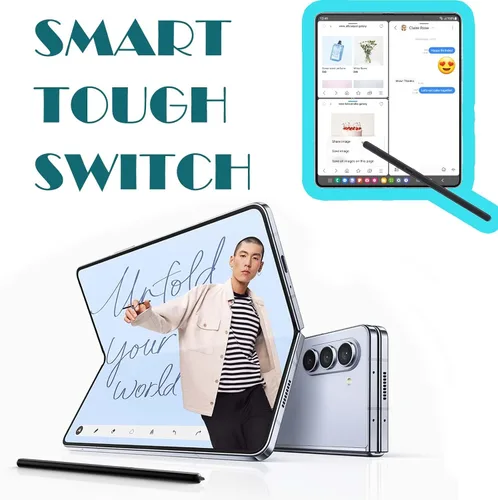 Vista 7 de Galaxy Z Fold 6/5 S Pen Fold Edition para Samsung Galaxy Z Fold 6/5 5G Slim S Pen Galaxy Z Fold 5 Stylus Pen compatible con Samsung Galaxy Z Fold 6