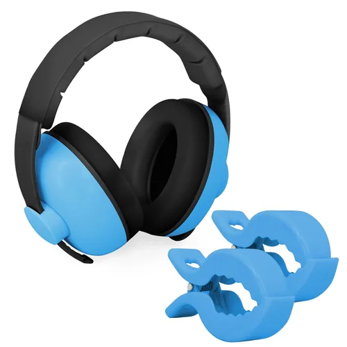 Vista 23 de Auriculares de bebé para protección contra el ruido, color blanco