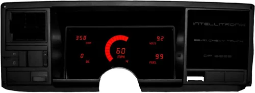 Vista 2 de Intellitronix Panel de tablero digital LED compatible con Chevy Truck 1988-1991 DP6005B (azul)