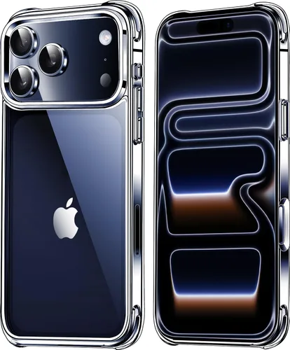 Vista 2 de Mkeke – Funda transparente para iPhone 11, antiamarilleo y con protección contra caídas de grado militar. Funda protectora transparente