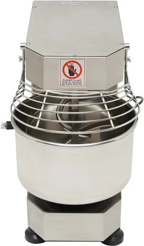 Vista 6 de Máquina de amasado de masa comercial 750 W Mezclador de masa en espiral eléctrico de alta resistencia 10.6QT Máquina mezcladora de harina de doble