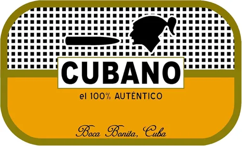 Vista 2 de CafePress Cubano El 100% Autentico Alternate Sticker Square Bumper Sticker Car Decal