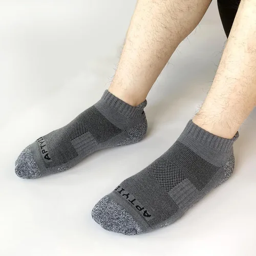 Vista 6 de APTYID Calcetines tobilleros acolchados para hombre (6 pares)