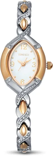 Vista 2 de TIME100 Womens Watches Bracelet Dial Ladies Fashion Dress Quartz Wrist Watch Oval Square Round Mini Women Watch Waterproof